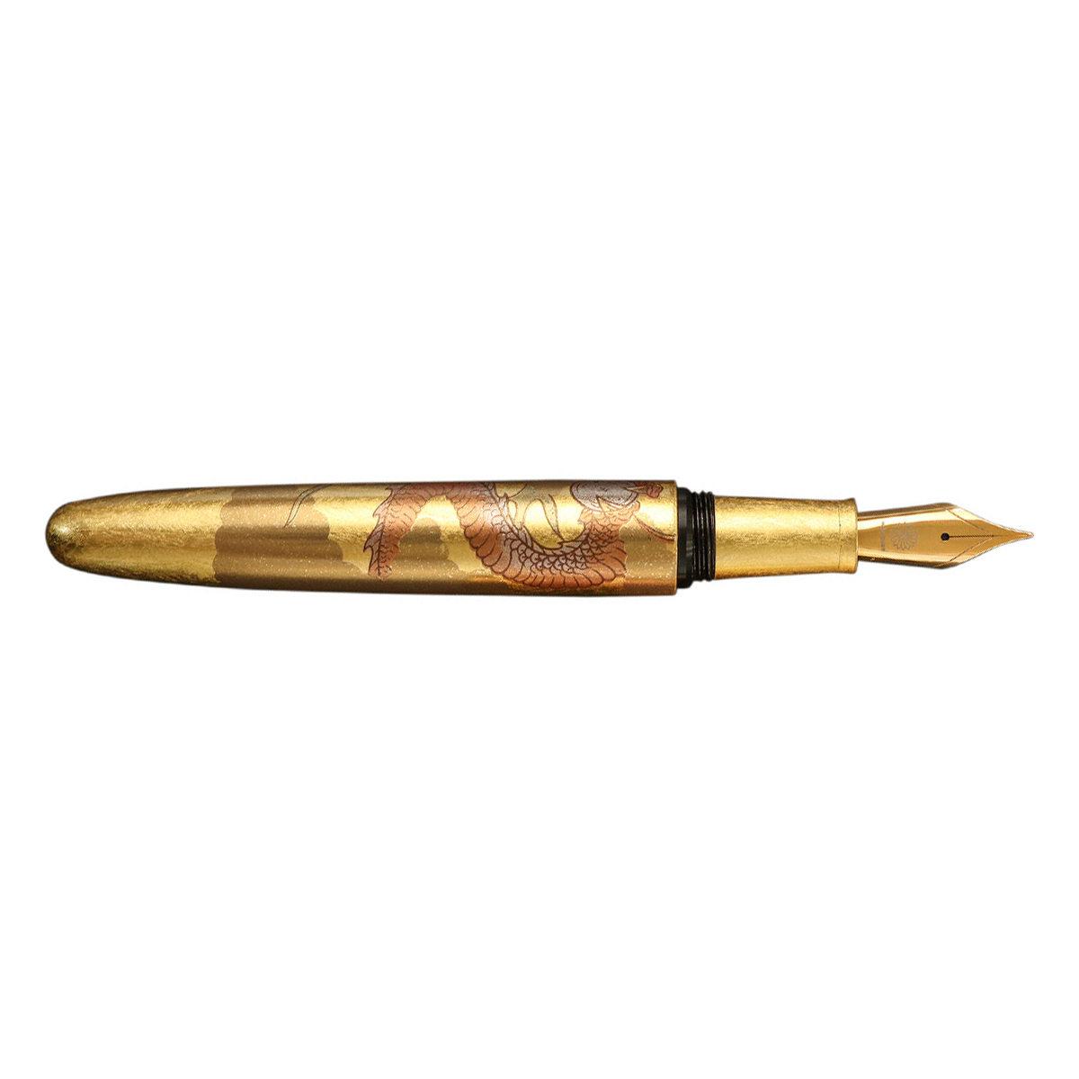Wancher Dream Pen Rising Sun Maki-e Dragon Reservoarpenna