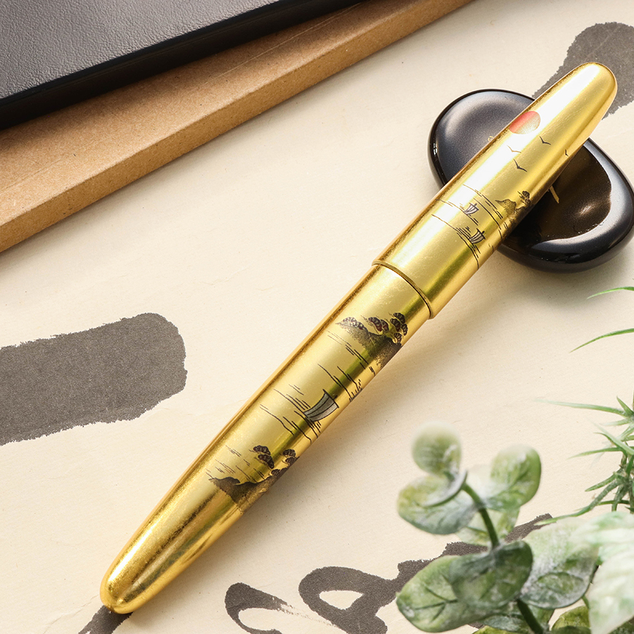 Wancher Dream Pen Rising Sun Maki-e Sansui Füllfederhalter