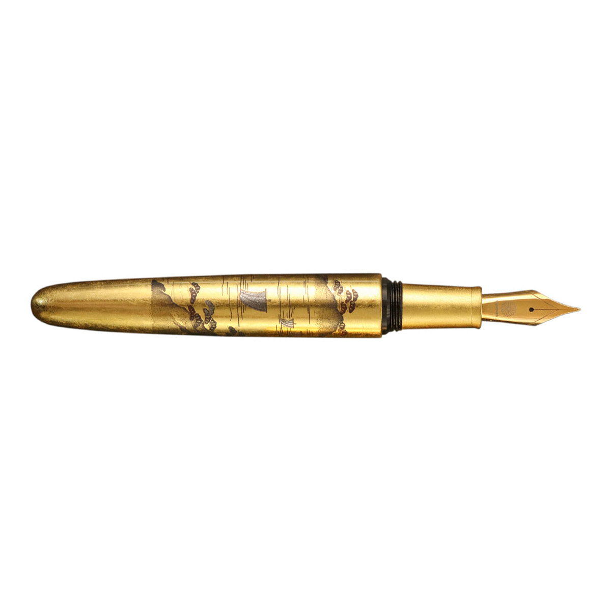 Wancher Dream Pen Rising Sun Maki-e Sansui Füllfederhalter