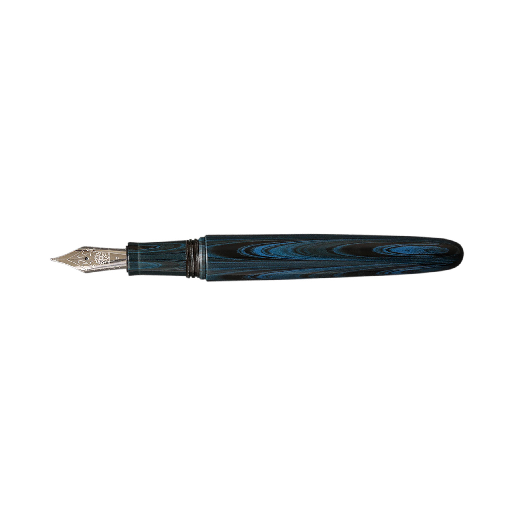 Wancher Dream Pen True Ebonite Marble Blue Stylo Plume
