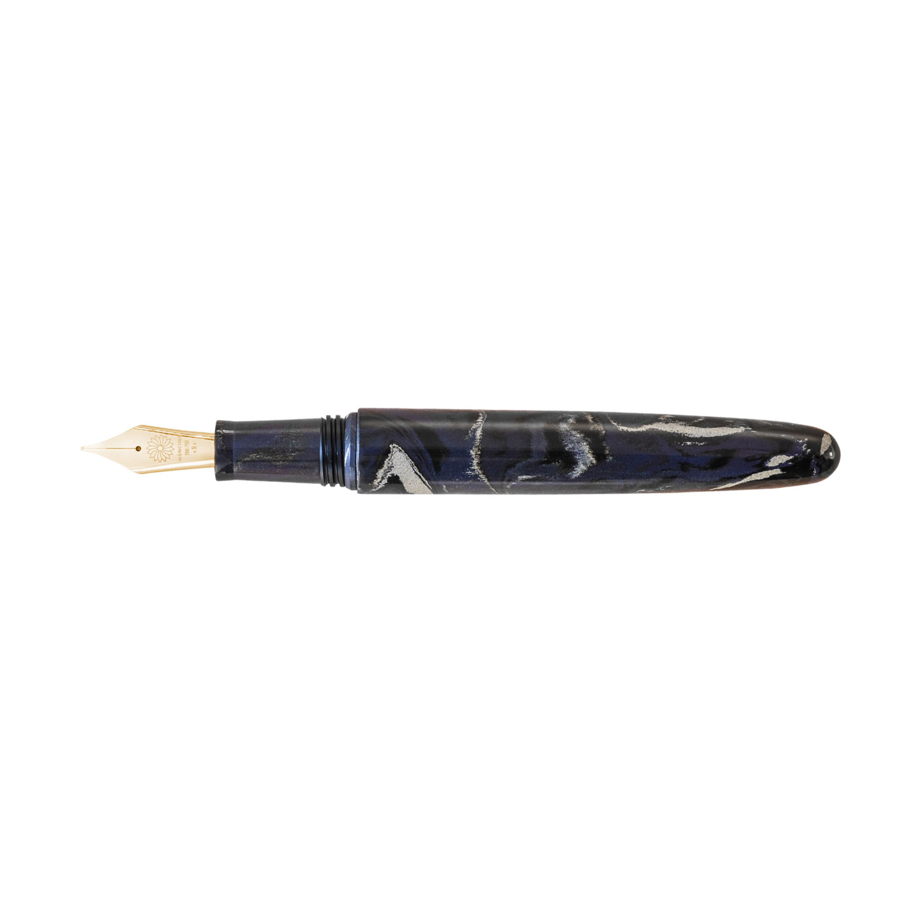 Wancher Dream Pen True Ebonite Marble Purple Gray Caneta de Tinta Permanente