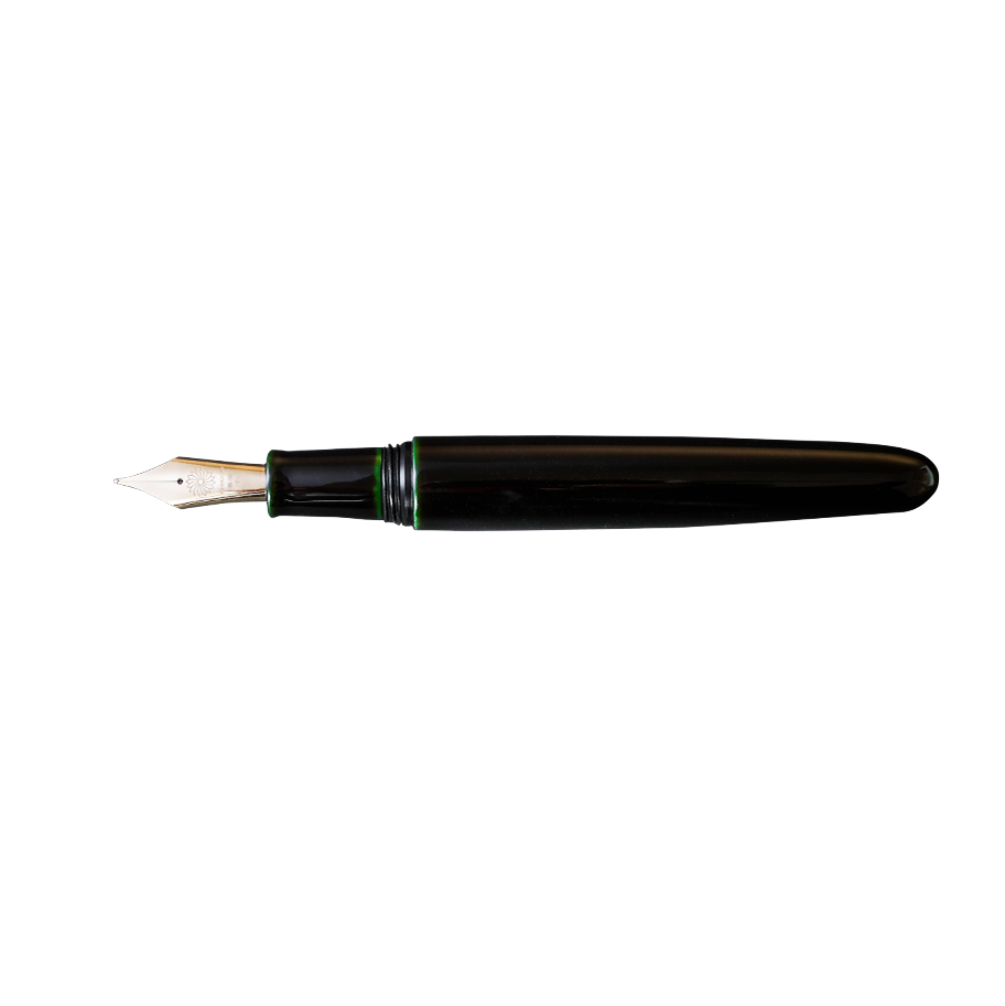 Wancher Dream Pen True Urushi Midori Tamenuri Plumo Estilográfica