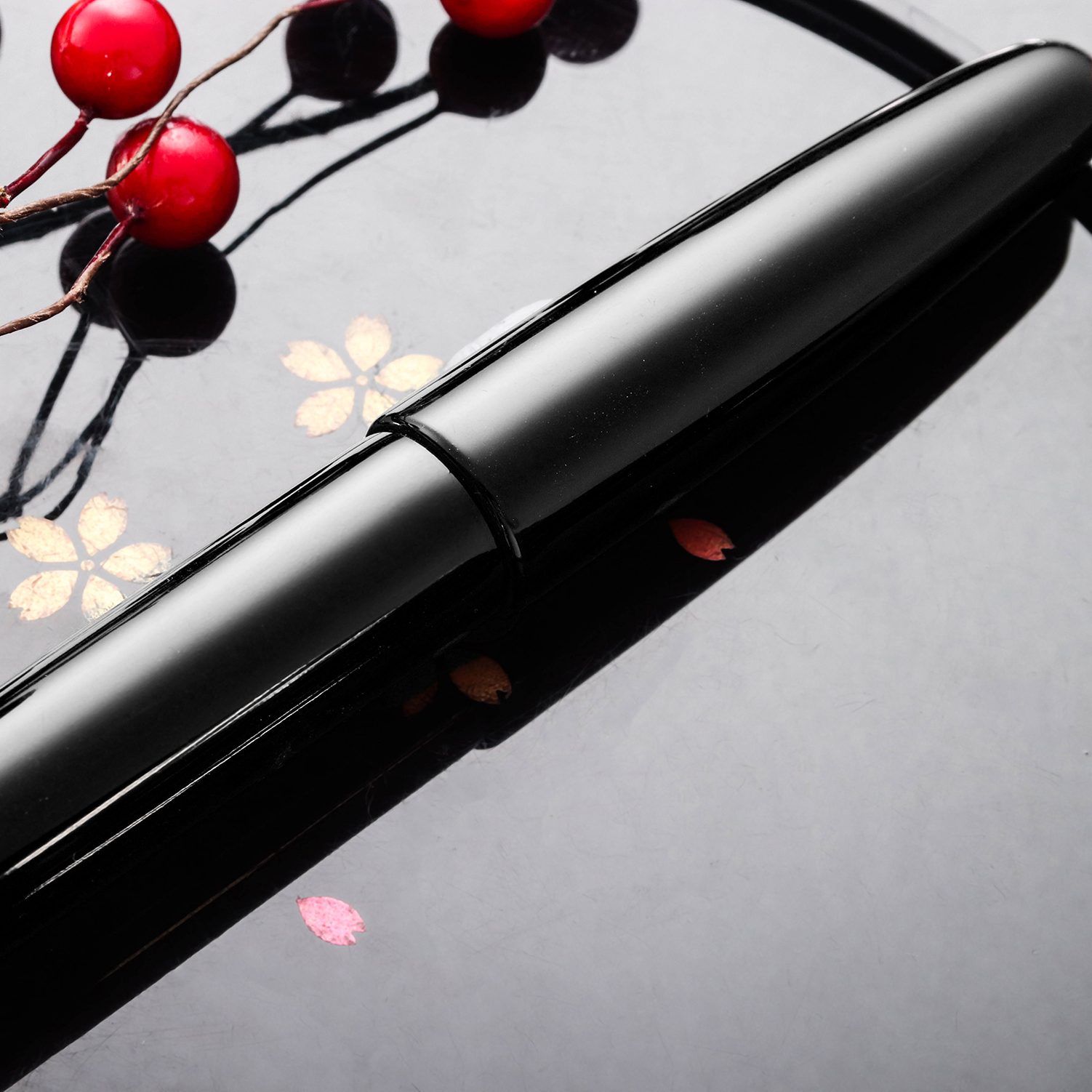 Wancher Dream Pen True Urushi Black Plumo Estilográfica