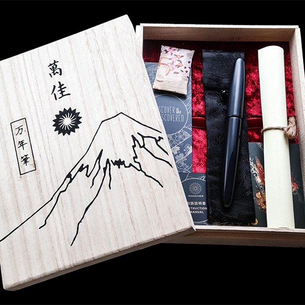 Wancher Dream Pen True Urushi Blue Caneta de Tinta Permanente