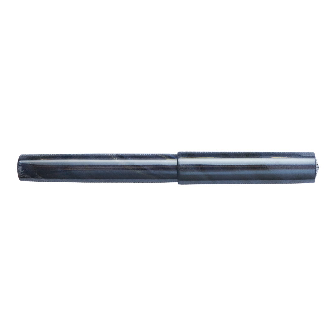 Wancher Mine Ebonite Marble Purple Gray Fountain Pen