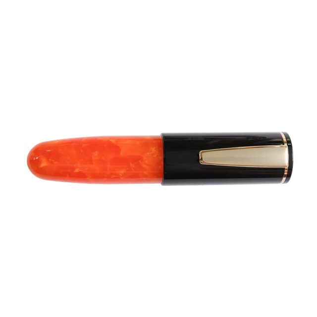 Wancher PoChaCo Black Orange Chocolate GT Eyedropper Stylo Plume