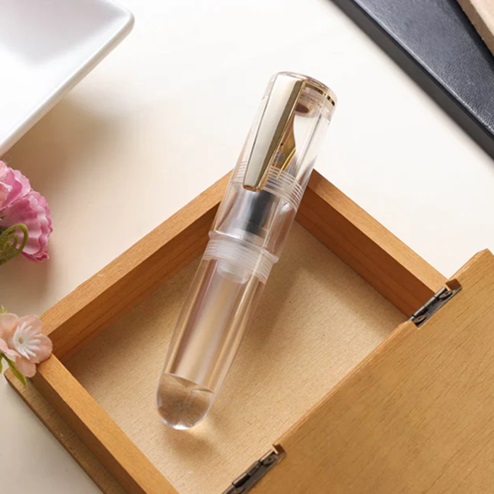 Wancher PoChaCo Crystal Clear GT Eyedropper Plumo Estilográfica