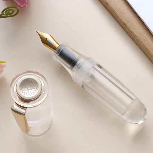 Wancher PoChaCo Crystal Clear GT Eyedropper Plumo Estilográfica