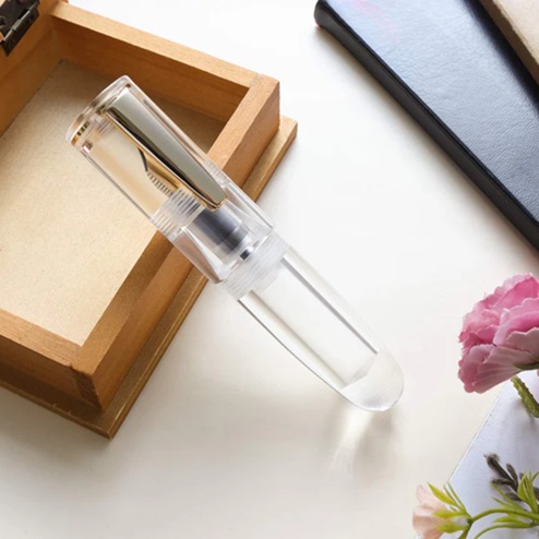 Wancher PoChaCo Crystal Clear GT Eyedropper Plumo Estilográfica