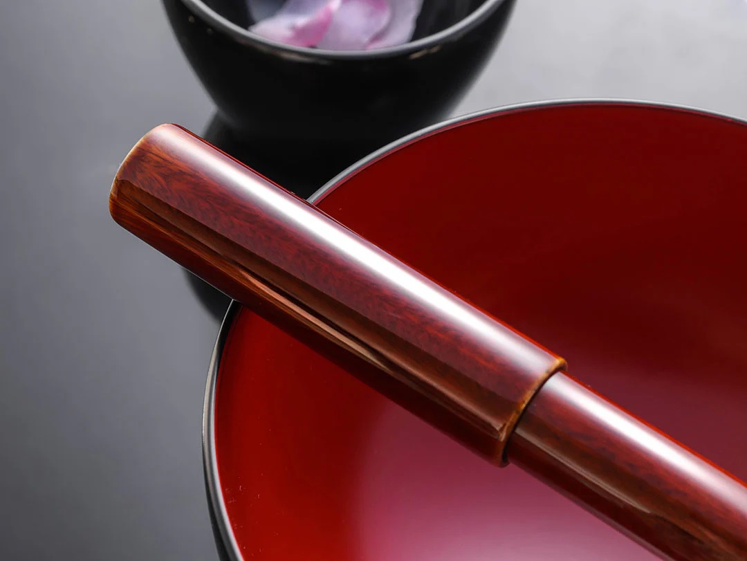 Wancher Sekai Aizu Urushi Verawood Stylo Plume