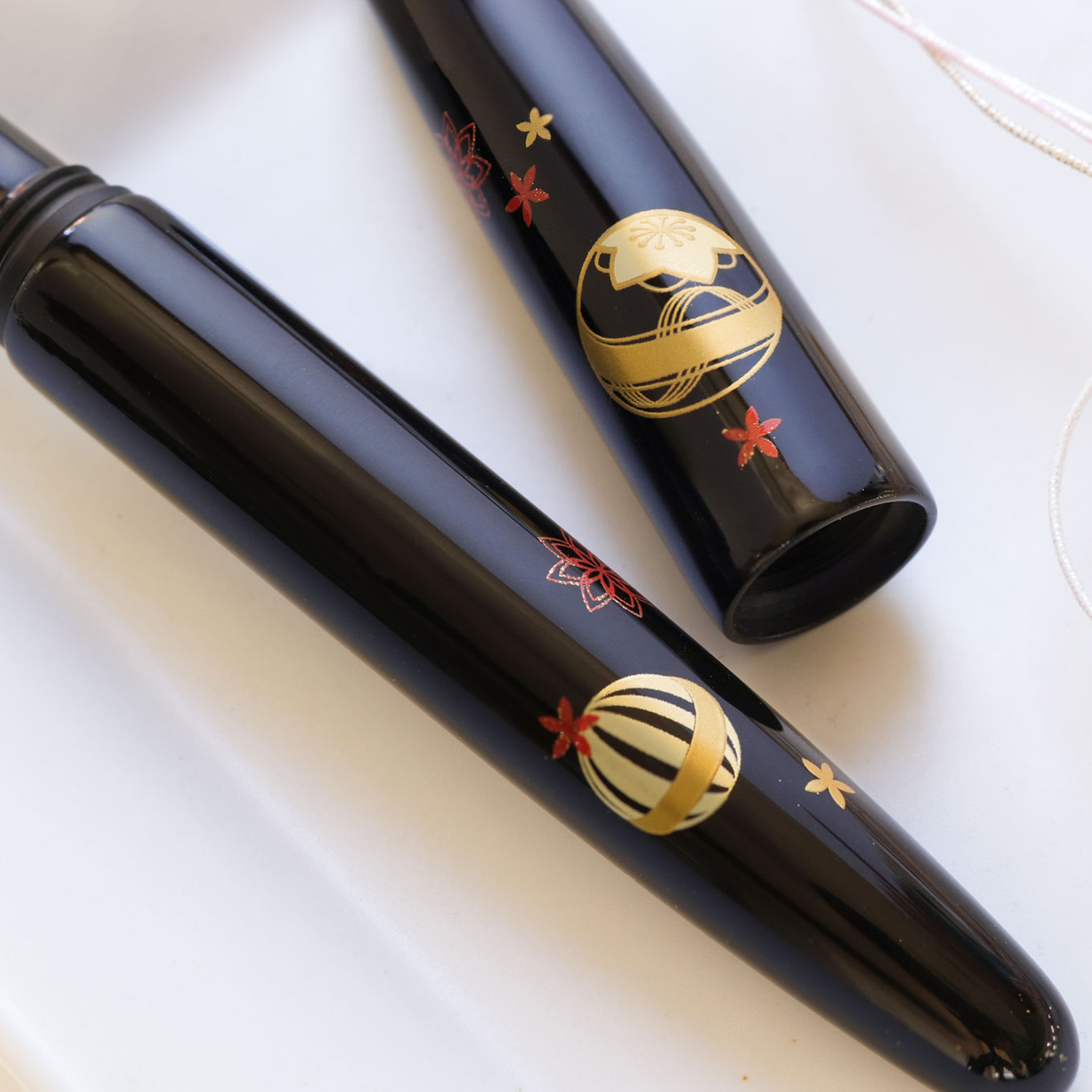 Wancher Dream Pen Echizen Urushi Temari Füllfederhalter