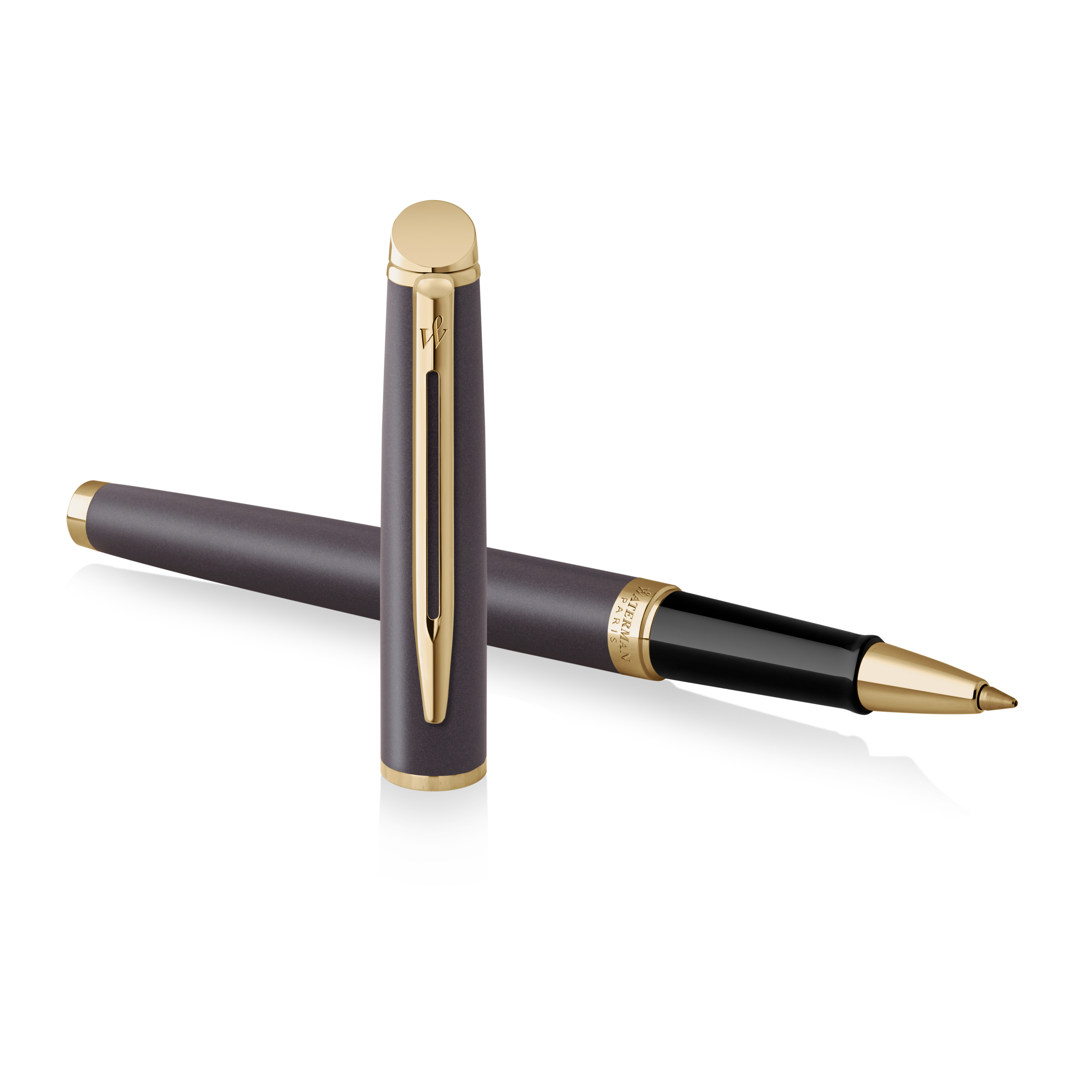 Waterman Hemisphere Metallic Lava Black GT Rollerball