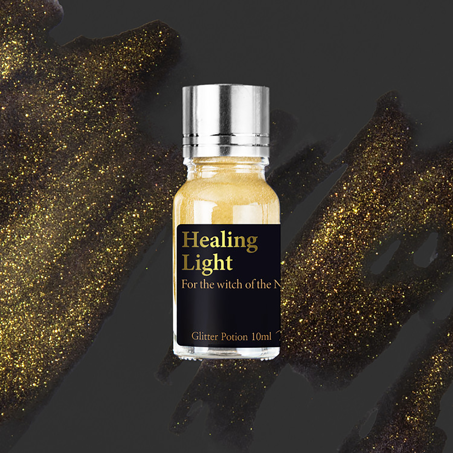Wearingeul Inks Glitter Potion Healing Light Shiny Gold 10ml Bottle