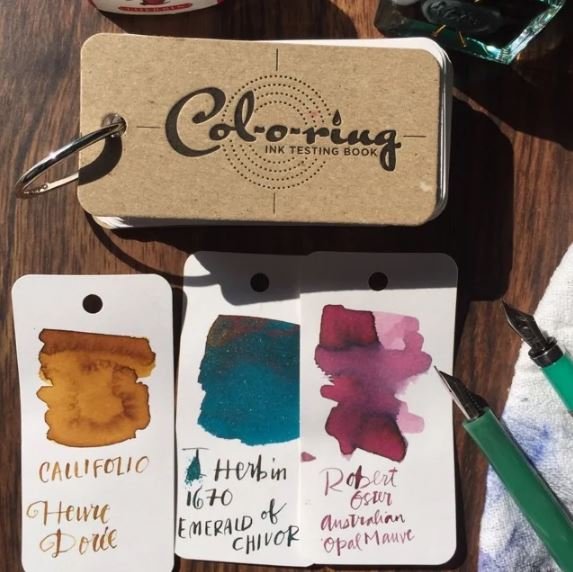 Well-Appointed Desk Col-o-ring Original Ink Sampling Book
