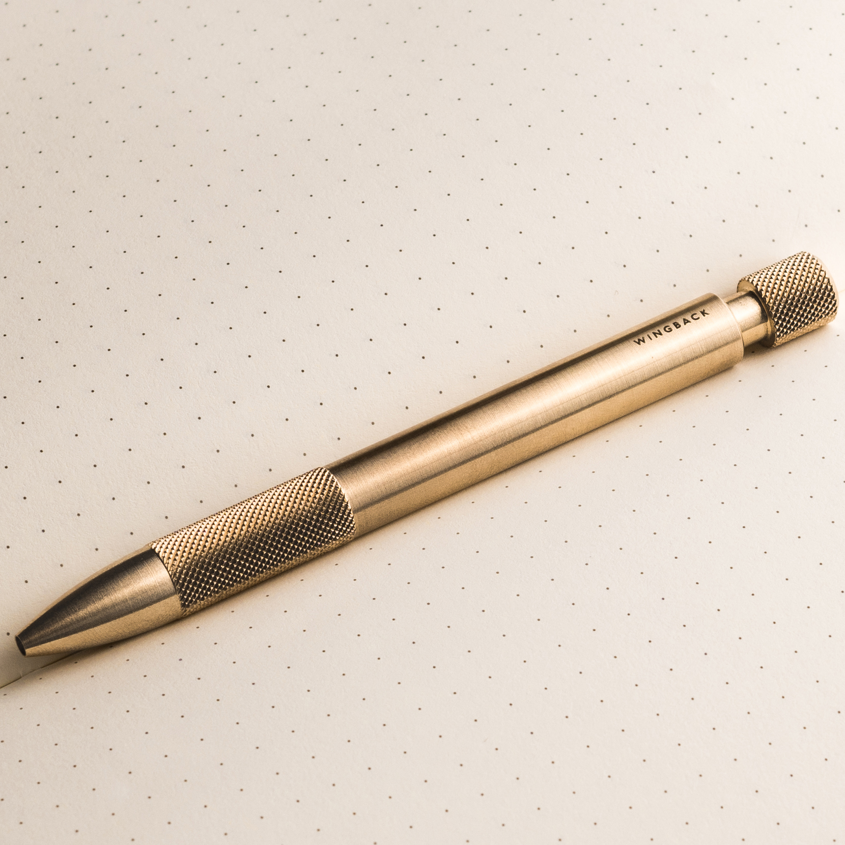 Wingback Brass Ballpoint