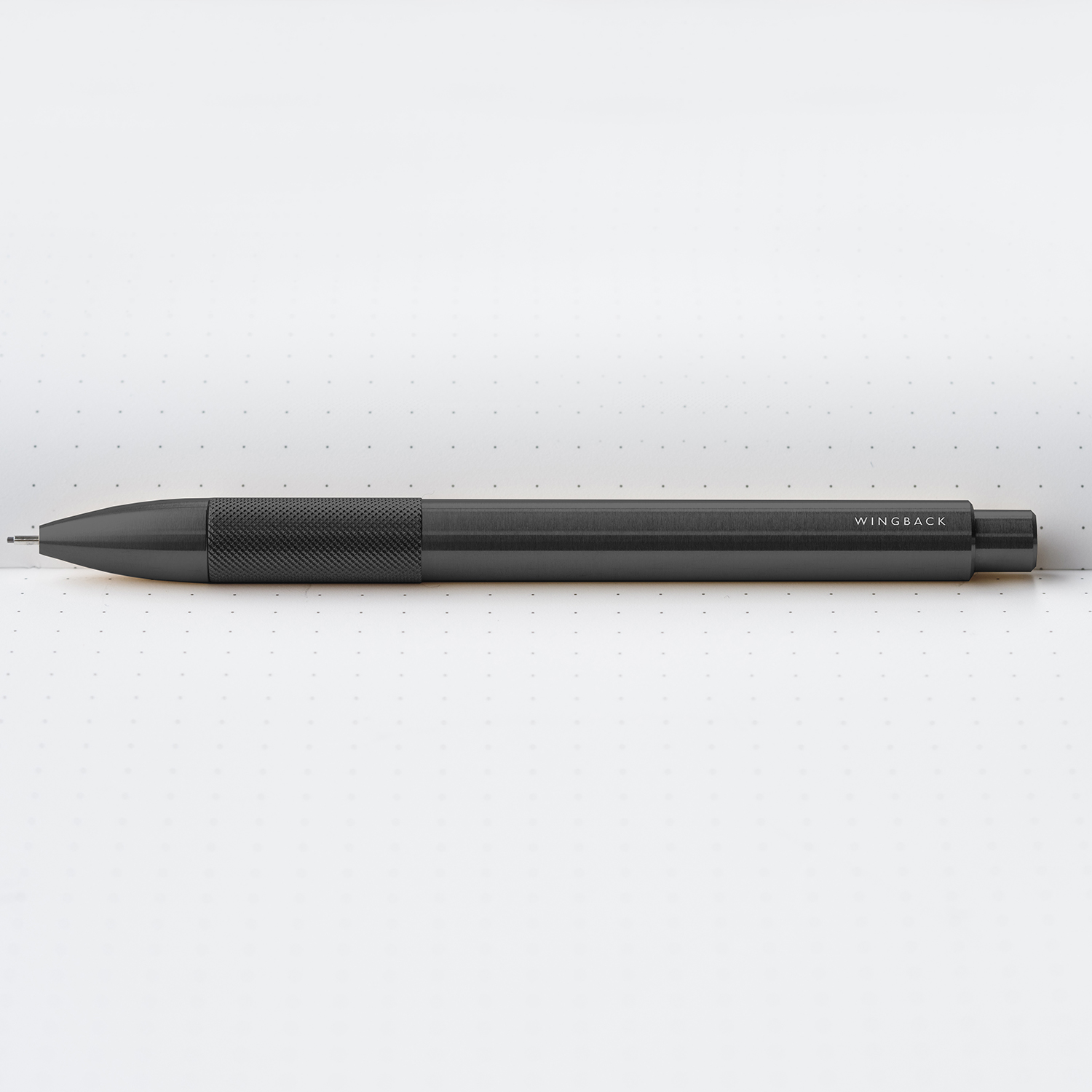 Wingback Black Steel Mechanical Pencil 0.7mm