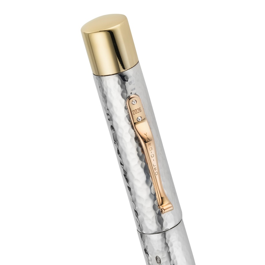 Yard O Led The Grand Sterling Silver Martelé Fountain Pen