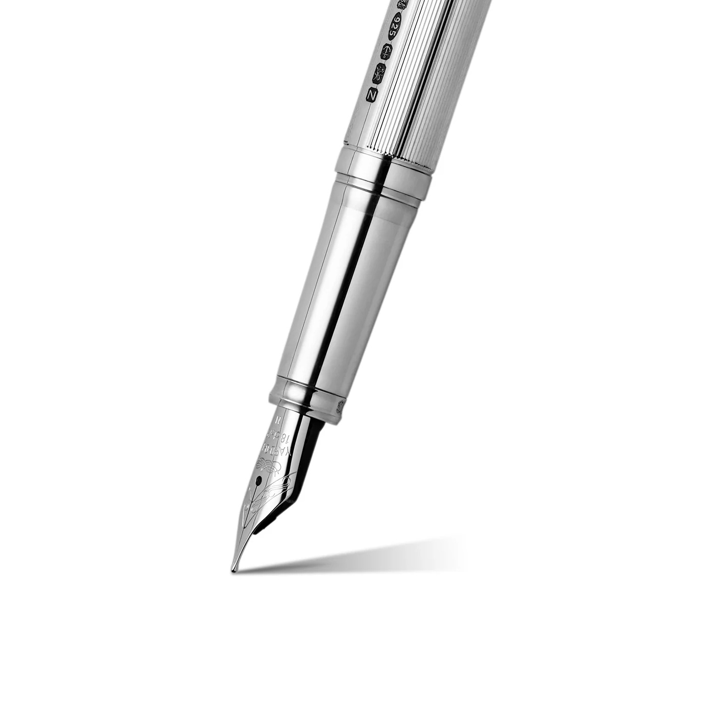 Yard O Led The Pinstripe 72 Sterling Silver Standard Fountain Pen