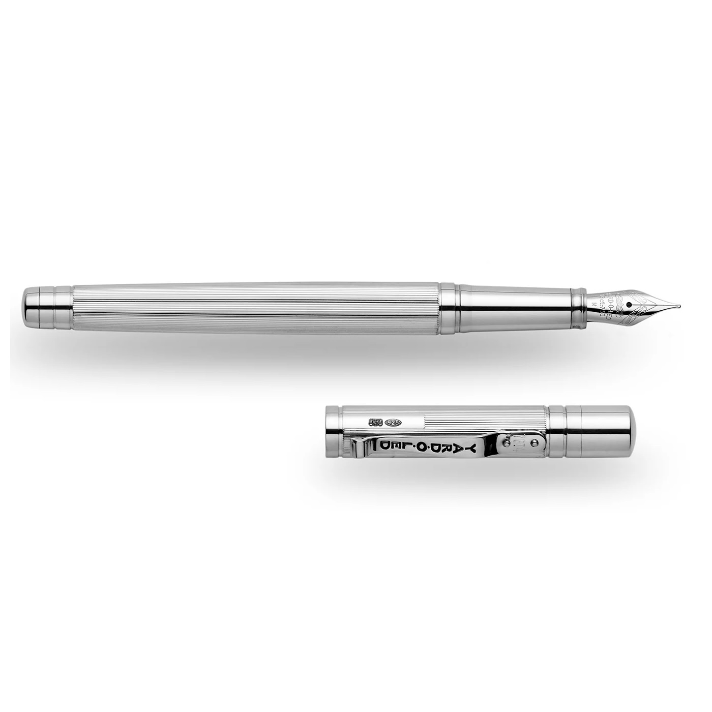 Yard O Led The Pinstripe 72 Sterling Silver Standard Fountain Pen