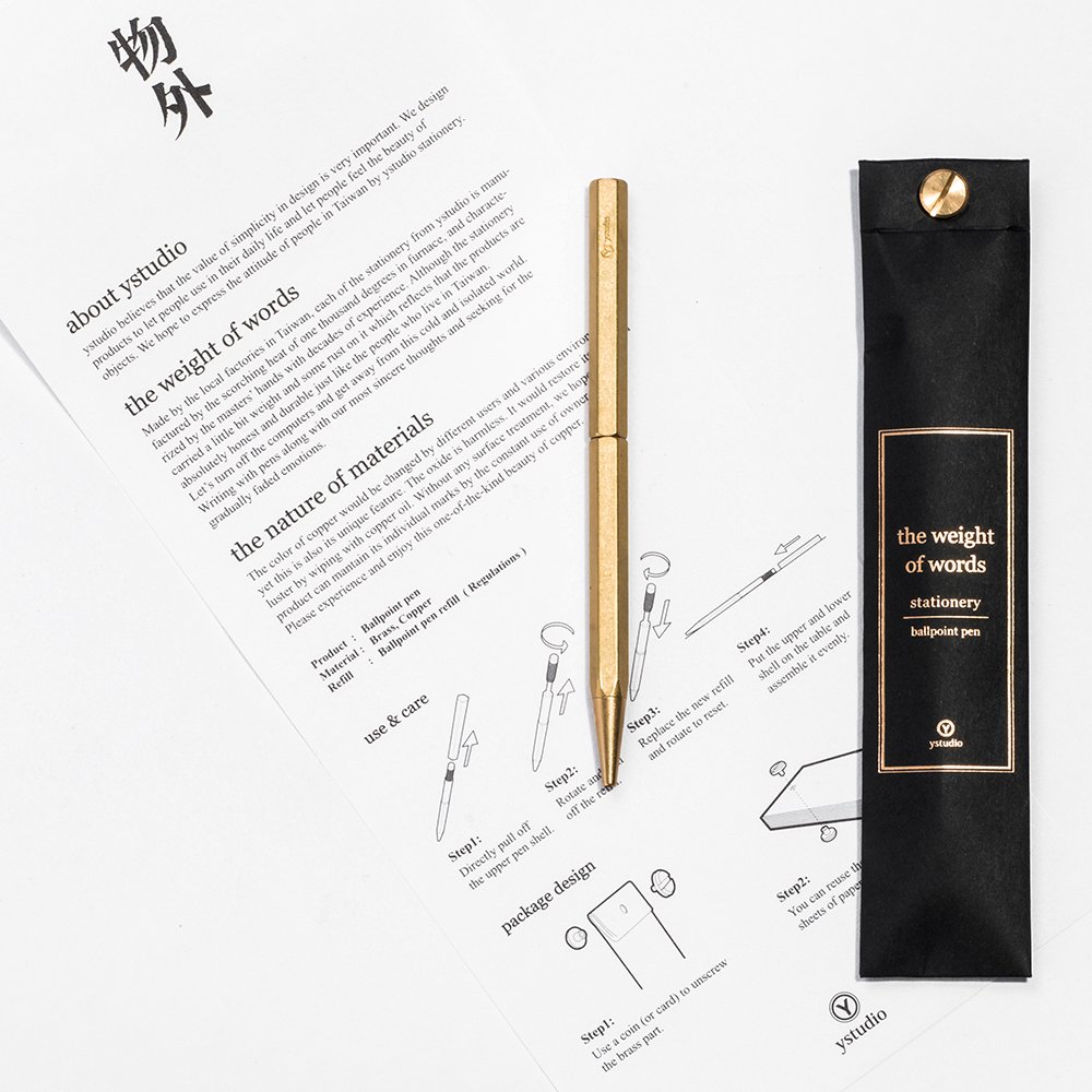 Ystudio Classic Twist Ballpoint