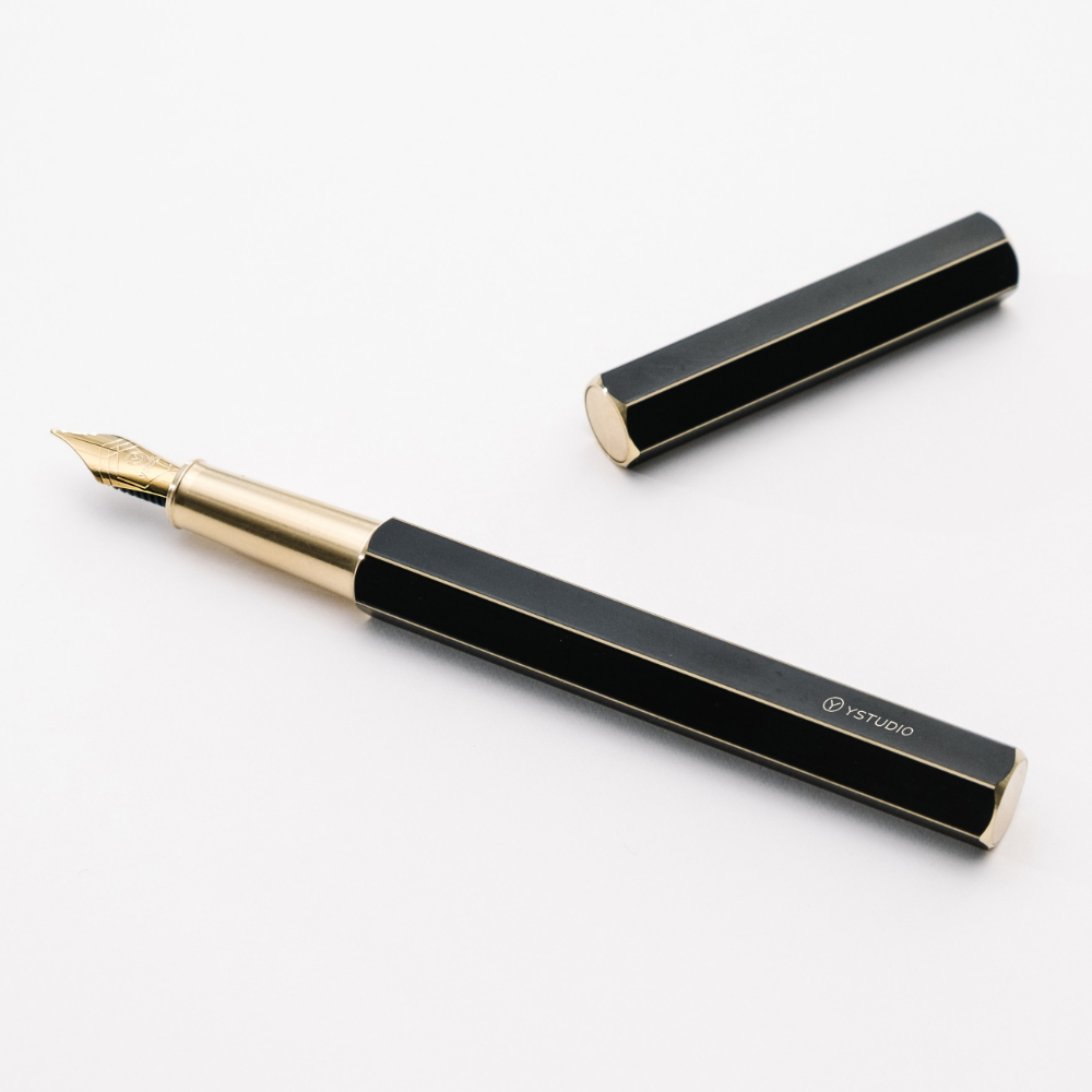 Ystudio Classic Fountain Pen 10th Anniversary Black Fountain Pen