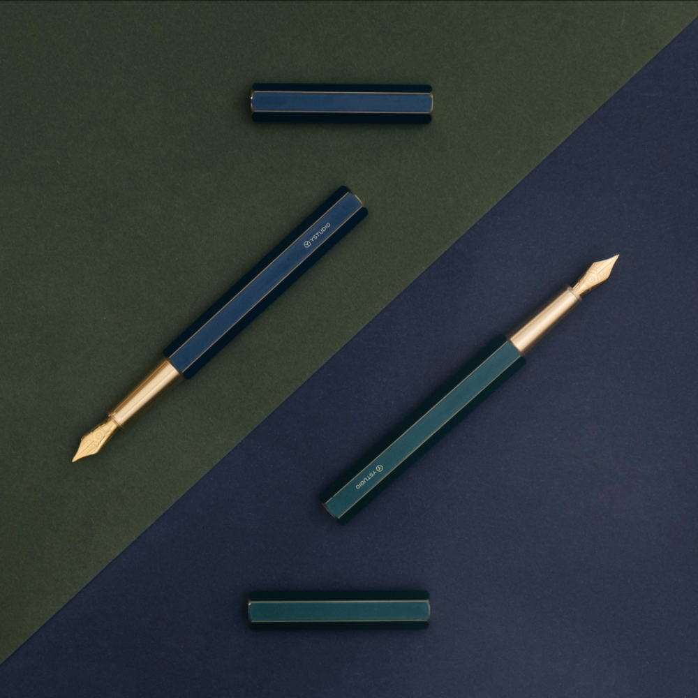 Ystudio Classic Stylo Plume 10ème Anniversaire Vert Stylo Plume