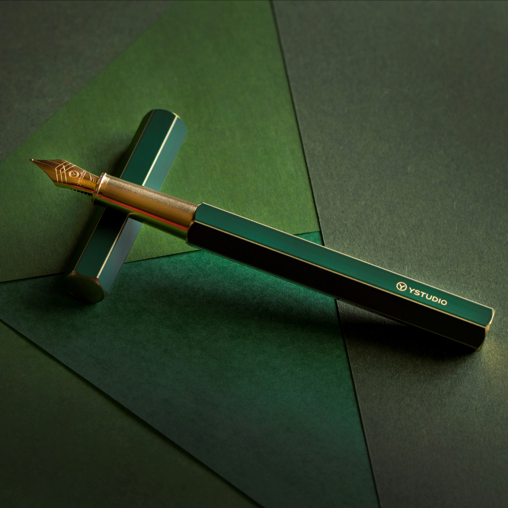 Ystudio Classic Stylo Plume 10ème Anniversaire Vert Stylo Plume