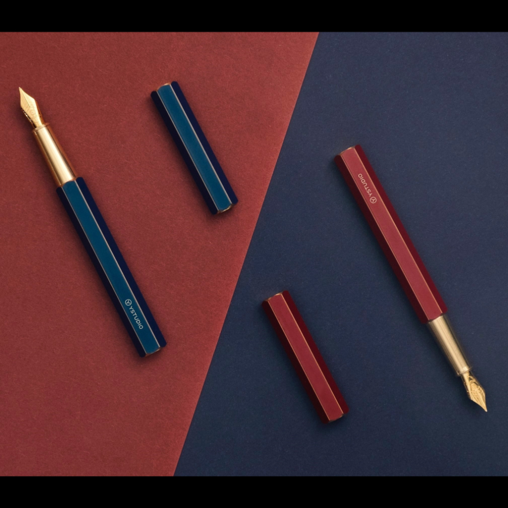 Ystudio Classic Fountain Pen 10th Anniversary Blue Fountain Pen