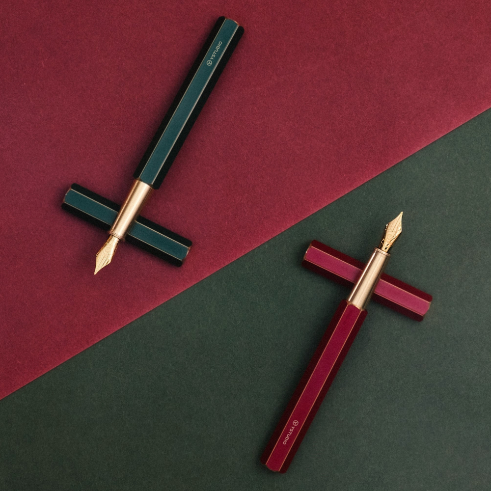 Ystudio Classic Stylo Plume 10ème Anniversaire Vert Stylo Plume