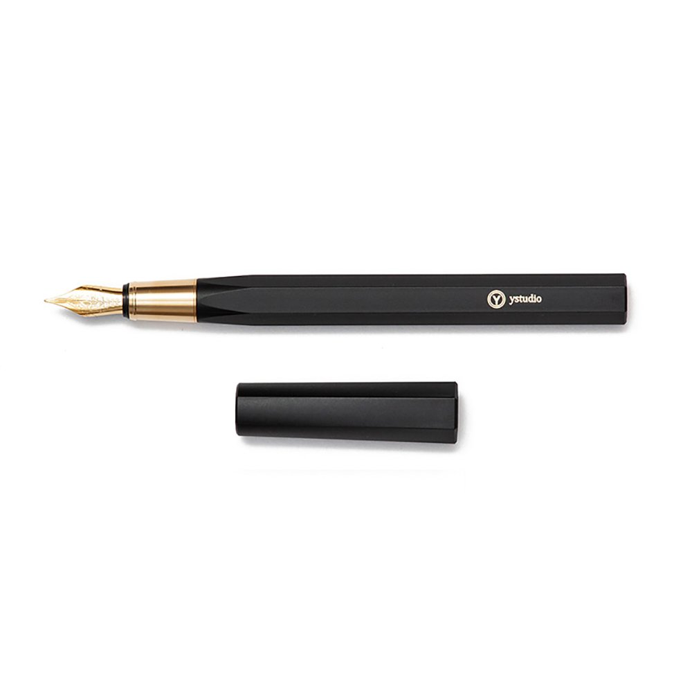 Ystudio Resin Black Caneta de Tinta Permanente