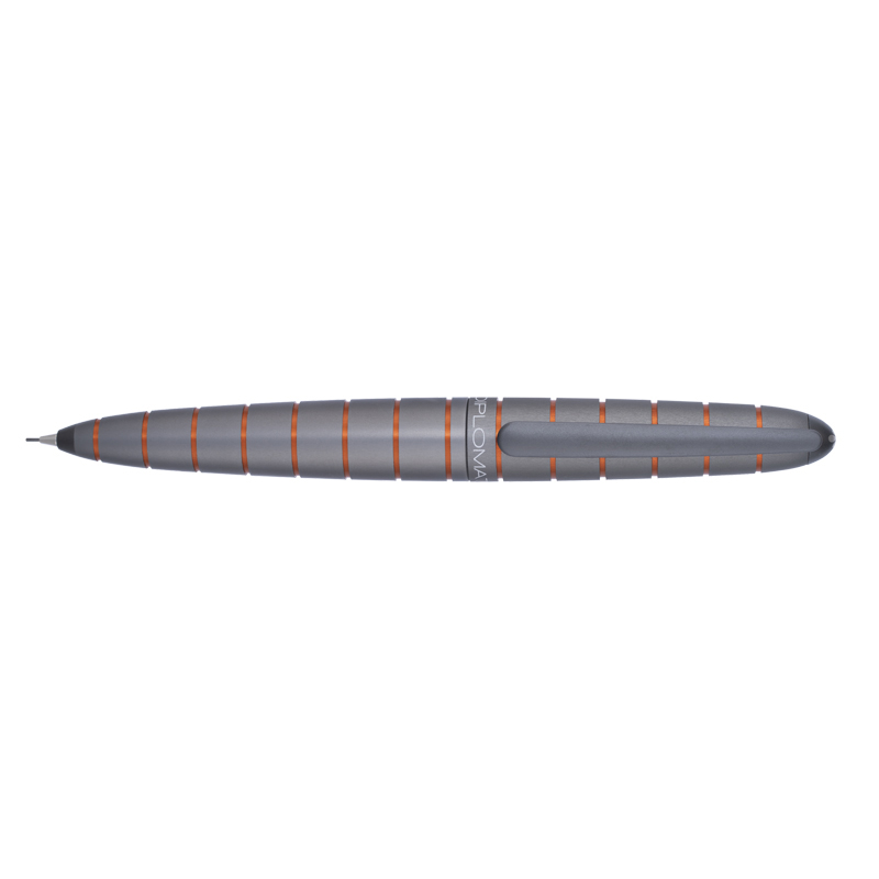 Diplomat Elox Ring Grey Orange Mechanical Pencil 0.7mm