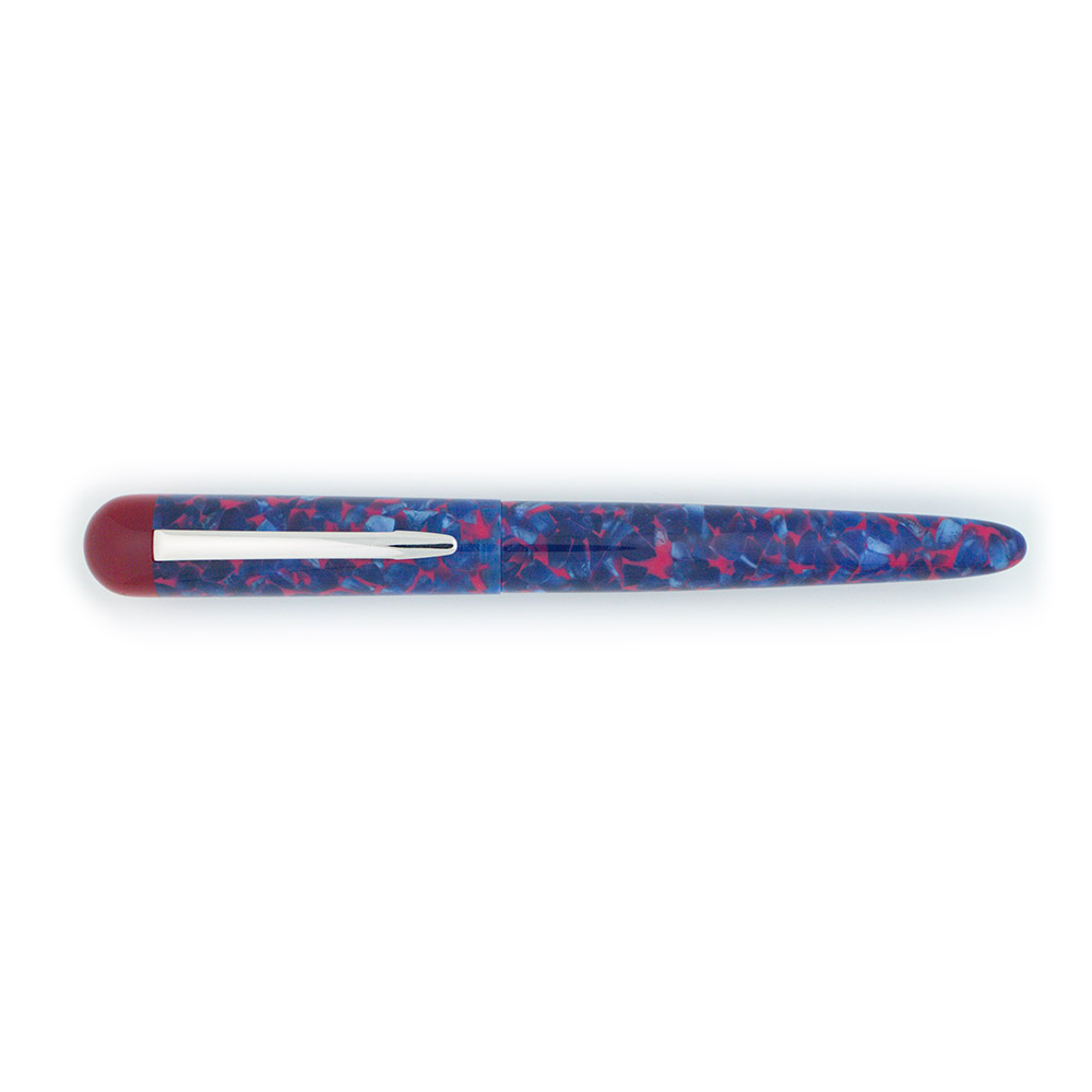 Edison Comet Cobalt Magma ST Fountain Pen