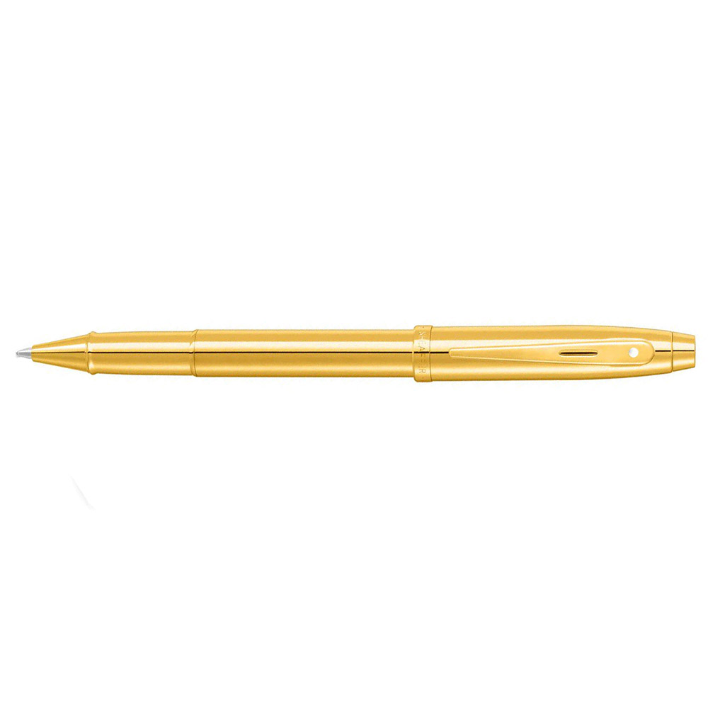 Sheaffer 100 Glossy Gold PVD GT Rollerball