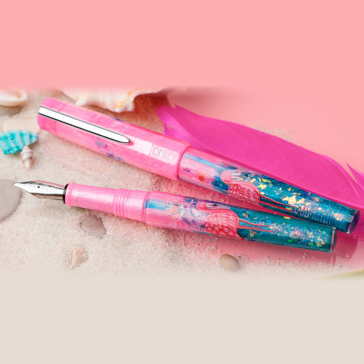 Caneta-tinteiro Benu Euphoria Tropical Blush LE