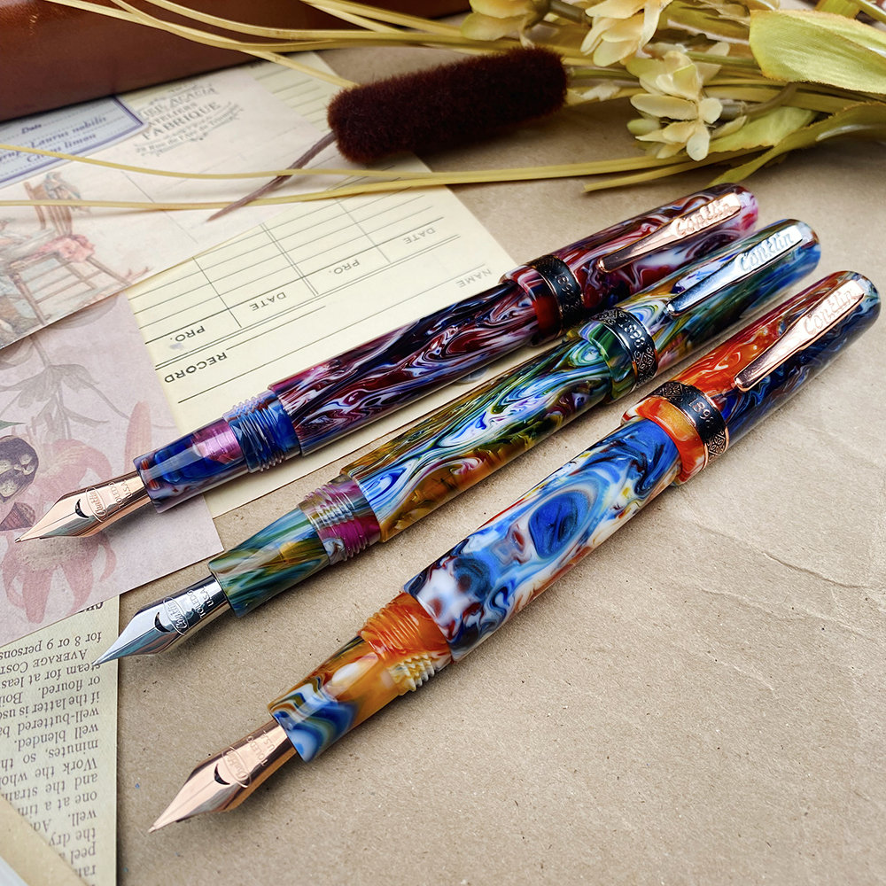 Conklin 1898 Misto Naranja GT Pluma Estilográfica