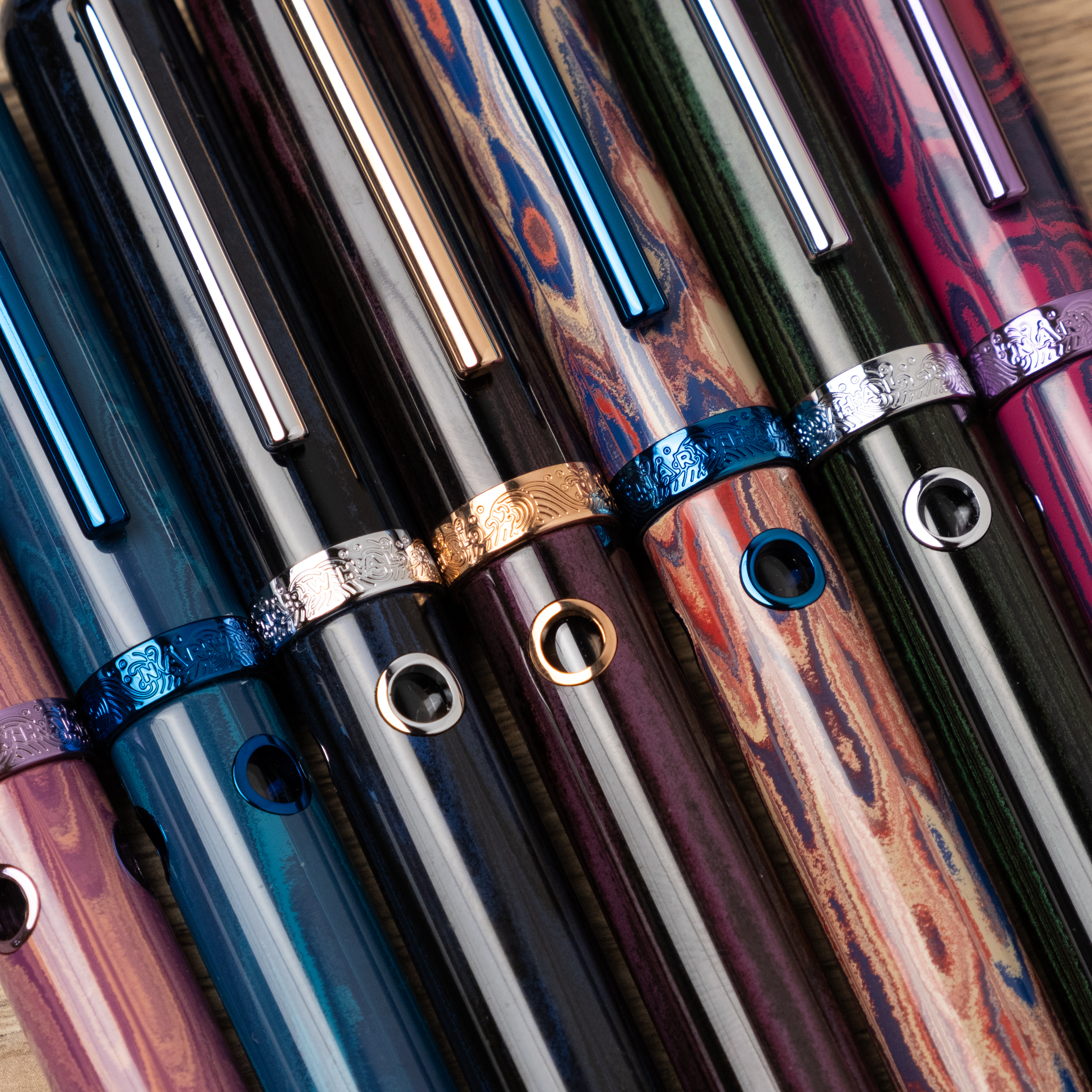 Nahvalur Nautilus Stylophora Berry RGT Fountain Pen
