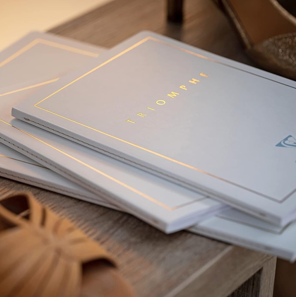 Clairefontaine Triomphe A5 Plain Spine Notebook