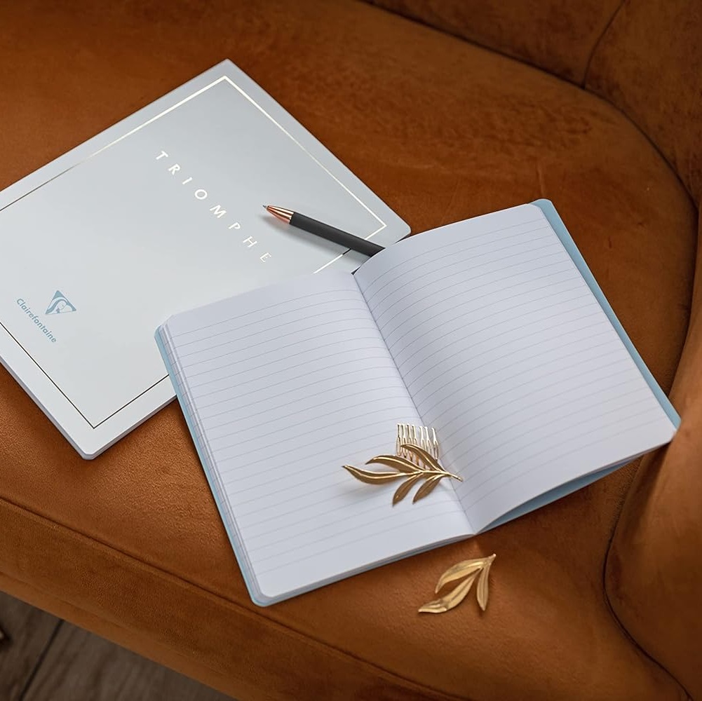 Clairefontaine Triomphe A5 Plain Spine Notebook