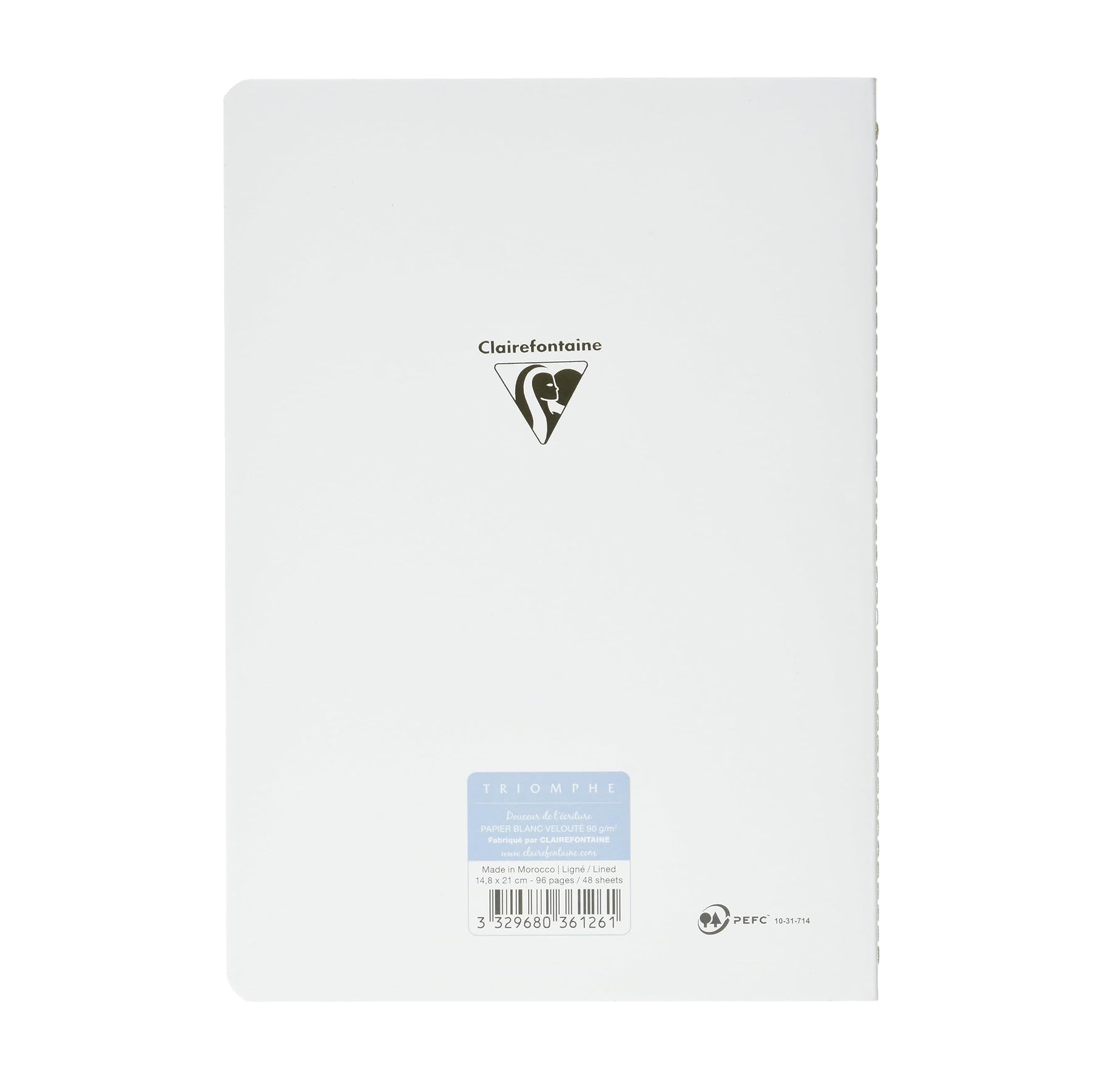 Clairefontaine Triomphe A5 Ruled Spine Notebook
