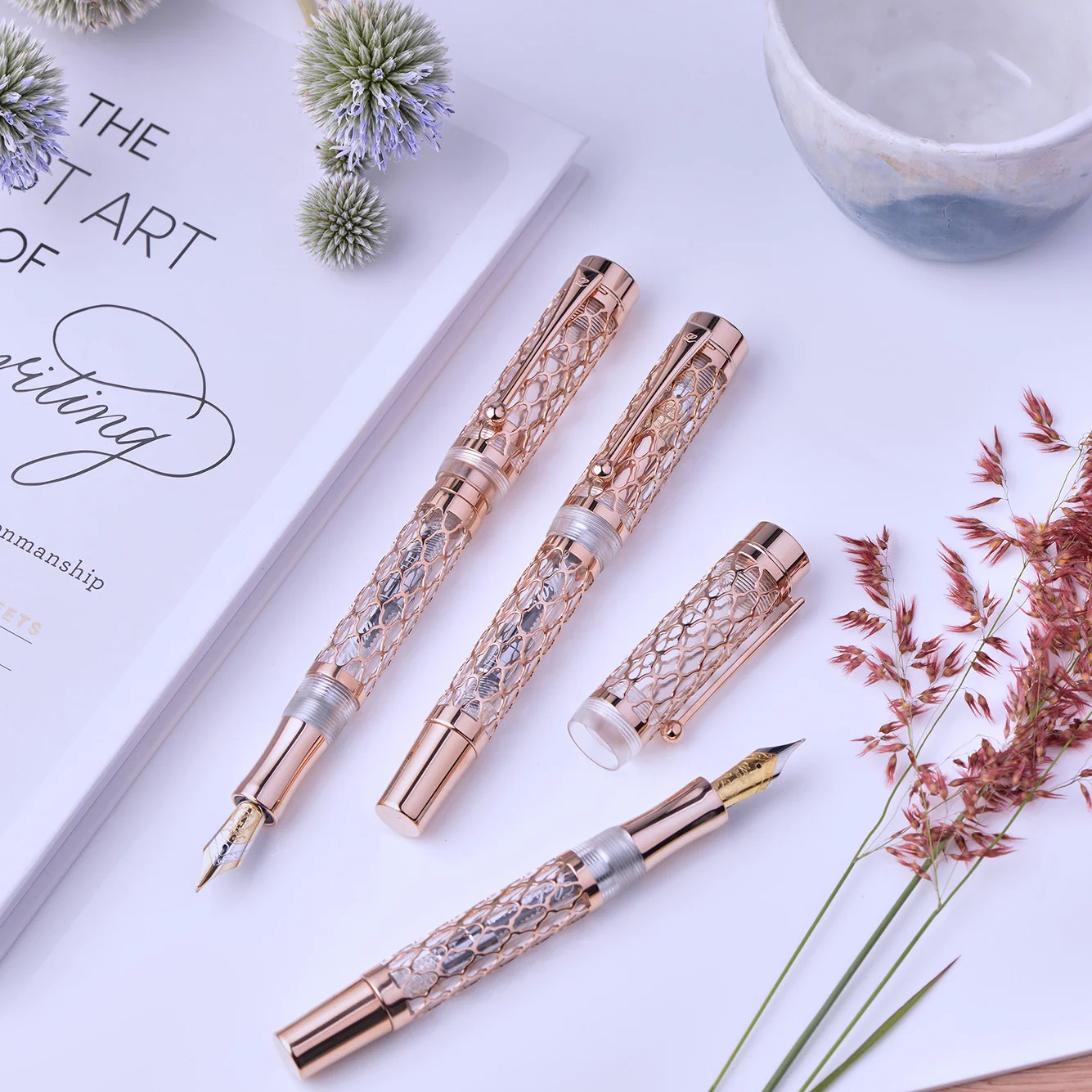 Laban Flora Black Fountain pen