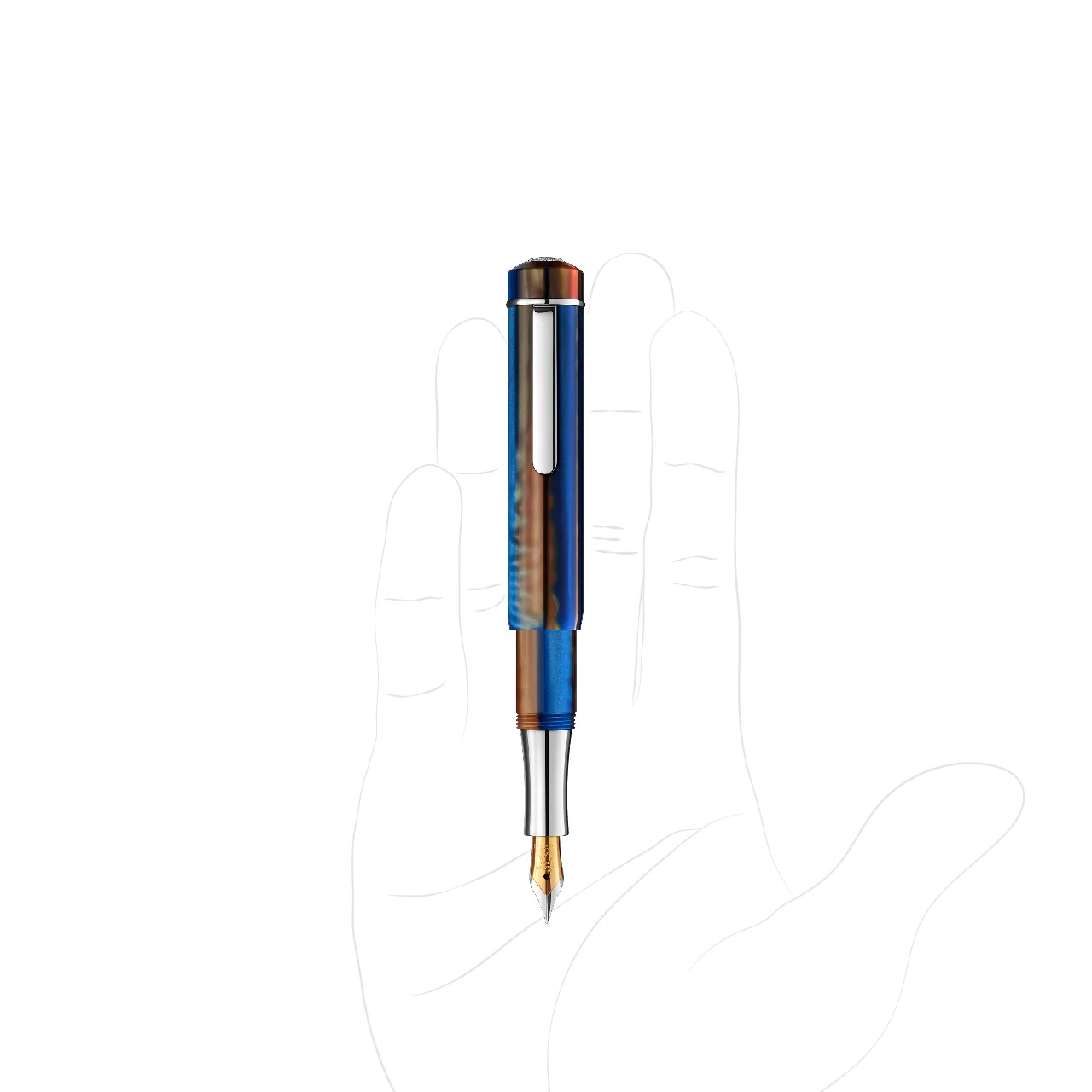Laban Pocket Seastar Blue Fountain pen