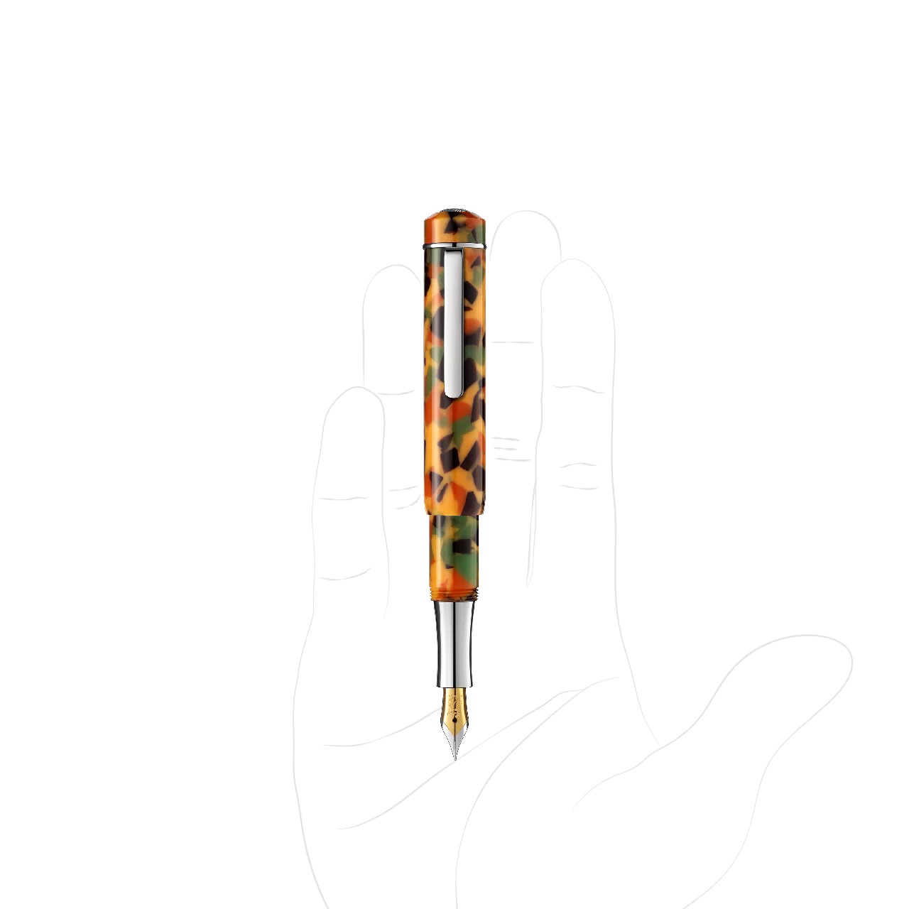 Laban Pocket Tiger King Fountain pen