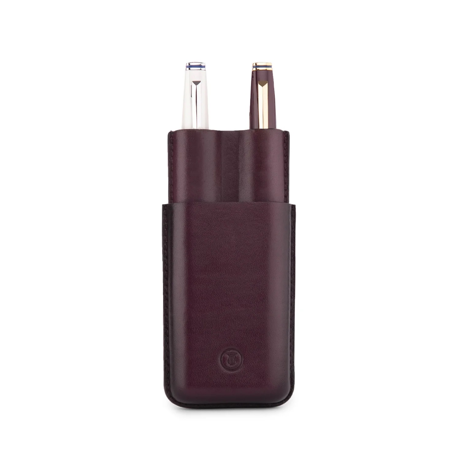 Lapis Bard Ducorium Bordeaux Estojo moldado para canetas (duplo)