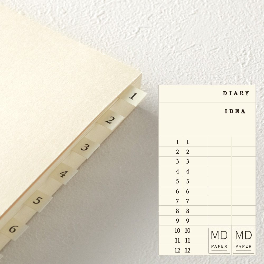 Midori MD Paper Journal A5 Codes 1D/1P Dot Grid Notebook