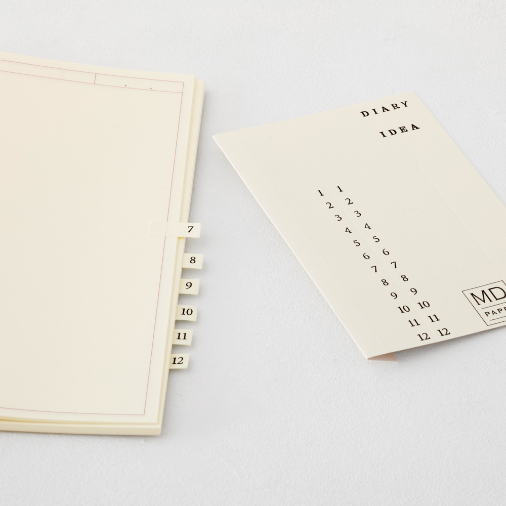 Midori MD Diario de papel A5 Cuaderno con marco