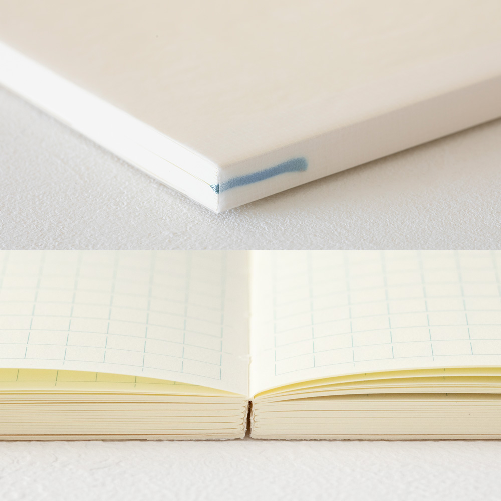 Midori MD Diario de papel A5 cuaderno de bloques de cuadrícula