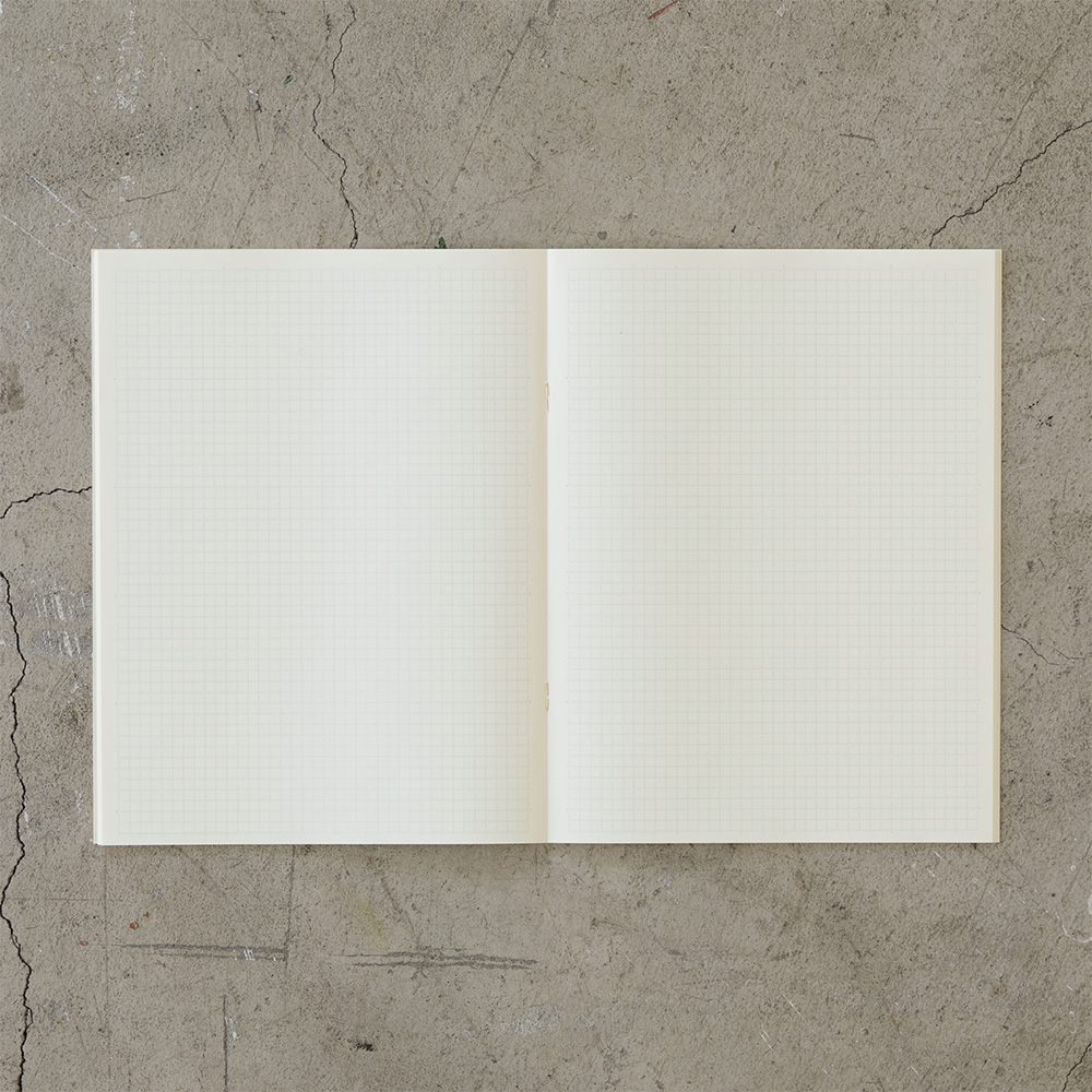 Midori MD Paper A4 Grid Notebook Light (embalagem com 3 unidades)