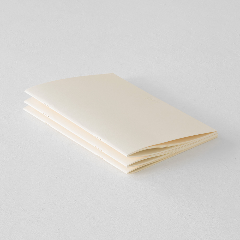 Midori MD Paper A5 Blank Notebook Light (3-pack)