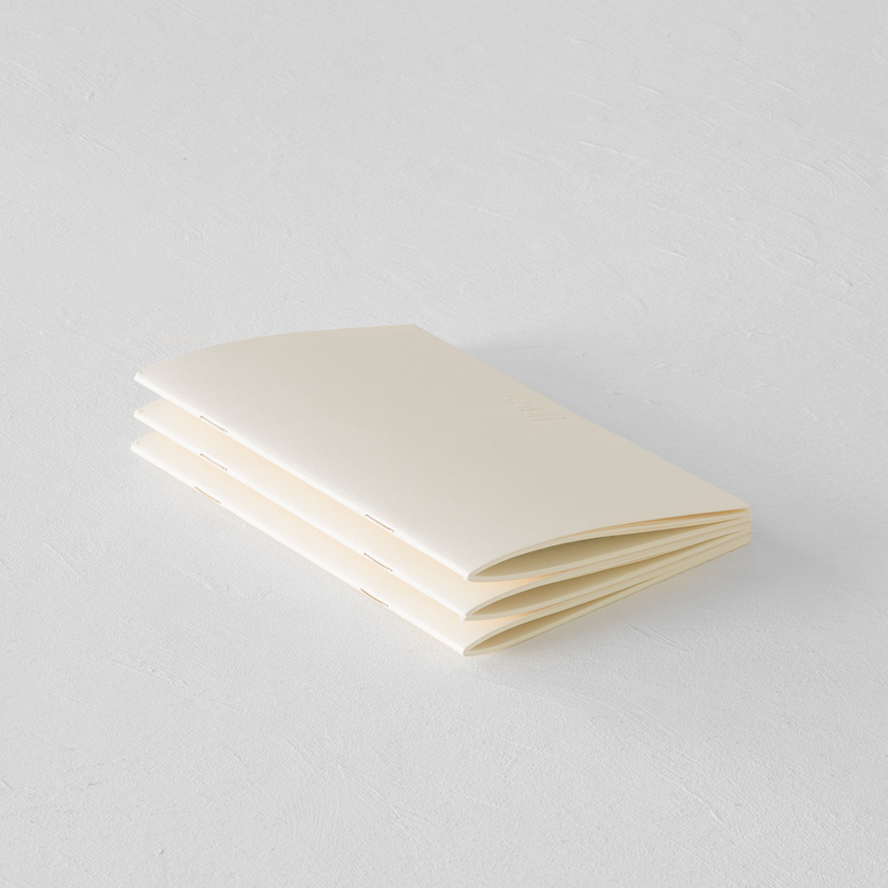 Midori MD Papel A6 cuaderno cuadriculado claro (paquete de 3)