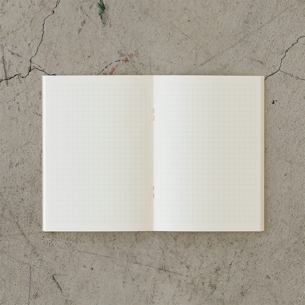Midori MD Papel A6 cuaderno cuadriculado claro (paquete de 3)